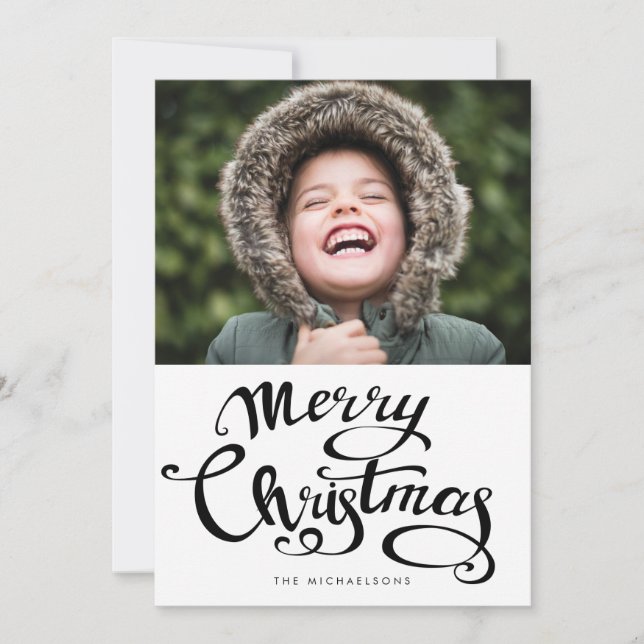 MERRY NOËL Ajouter Votre Photo (Devant)