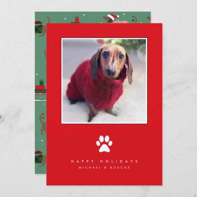 MERRY NOËL Ajouter Votre Photo (Devant / Derrière)