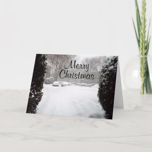 MERRY NOËL SUR LA CARTE MILES (Devant)