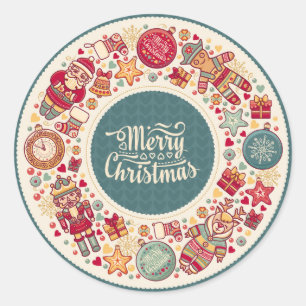MERRY stickers de Noël & étiquettes