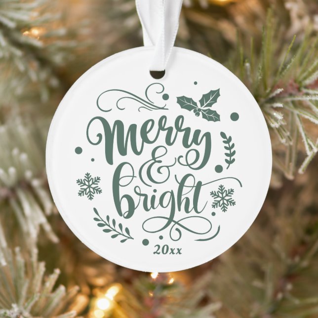 Merry Whimsical et Bright Festive Photo de vacance (Arbre)