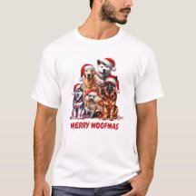 Merry Woofmas Chien Noël T-shirt