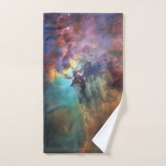 Mers tempétueuses de la lagune Nebula à Sagittariu (Serviette à main)