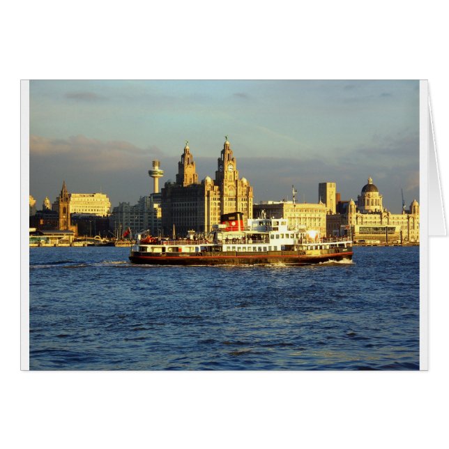 Mersey Ferry & Liverpool Waterfront (Devant horizontal)