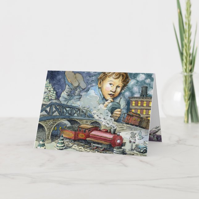 "Merveille comme vous errez" carte de Noël (Devant)