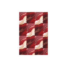 Merveille de Noël en spirale rétro Toile Bloom