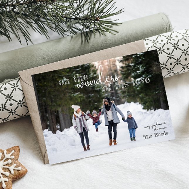 Merveilles de sa carte de Noël d'amour (Créateur téléchargé)