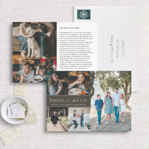 Merveilles de sa carte de Noël Love Multi Photo