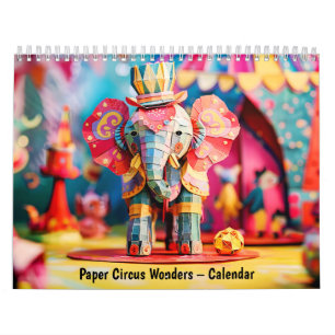 Merveilles du Cirque en Papier – Calendrier