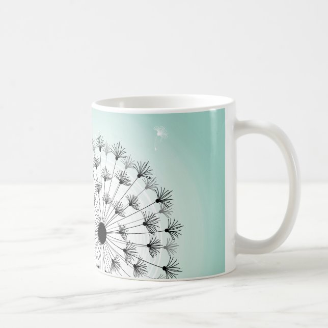 Merveilleux Dandelions Mug Bleu (Droite)