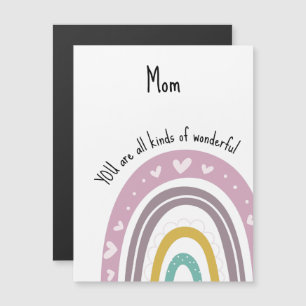 Merveilleux maman Purple Heart Rainbow