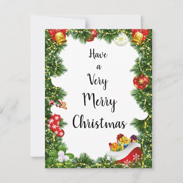 Mery Christmas Card 7 (Devant)