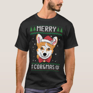 Mery Corgmas Corgi laide Sweat de Noël Père Noël C