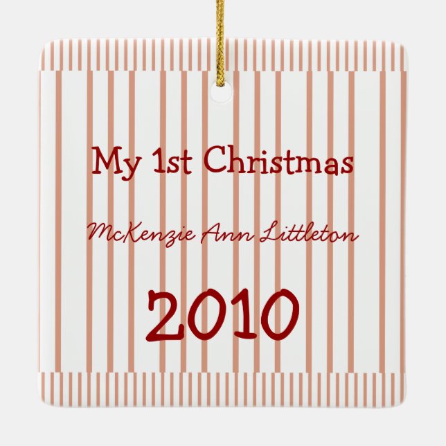 Mes 1ers ornements de Noël (Dos)