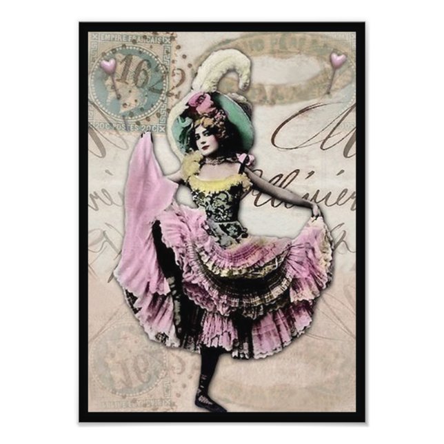 Mes Amis Danseuse de Cancan 3 Photo Print (Devant)