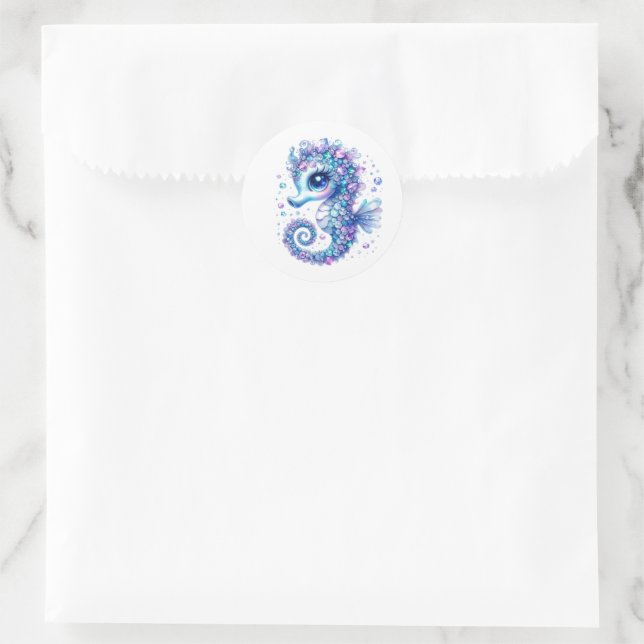Mes Autocollants Petit Hippocampe (Sac)