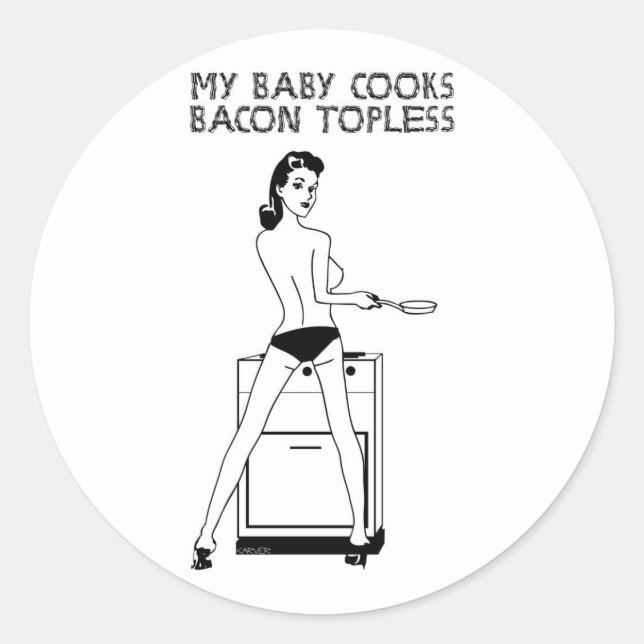 Mes Bébés Cooks Bacon Stickers (Devant)
