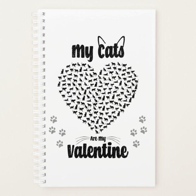Mes chats sont ma Saint Valentin | Cadeau de la Sa (Devant)