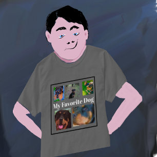 Mes chiens préférés Créez votre propre T-Shirt 5 p