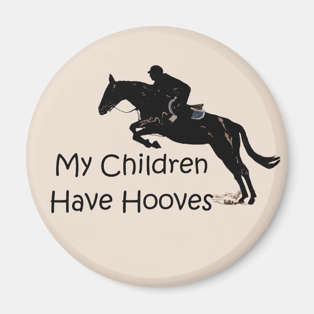 Mes Enfants Ont Un Aimant À Chevaux (Devant)
