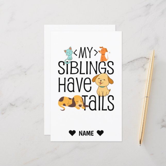 Mes frères et soeurs ont des queues (Devant/Arrière en situation)