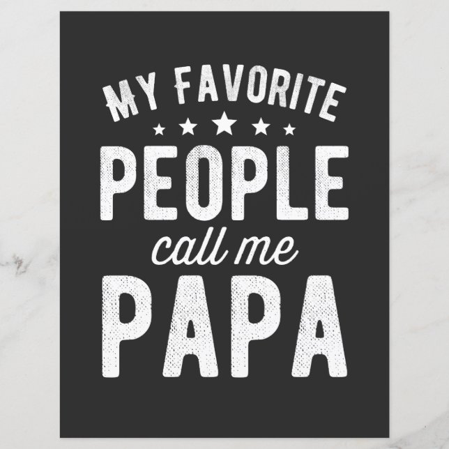 Mes Gens Favoris M'Appelent Papa (Devant)