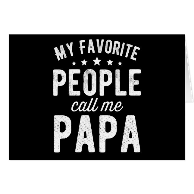 Mes Gens Favoris M'Appelent Papa (Devant horizontal)