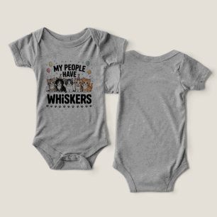 Mes gens ont des Whiskers - Drôle mignon chat Stic