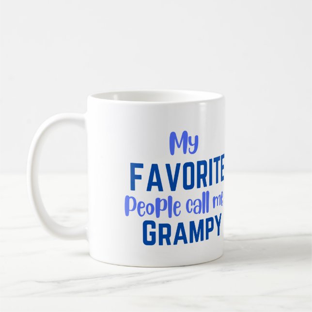 Mes gens préférés m'appellent Grampy Coffee Mug (Gauche)