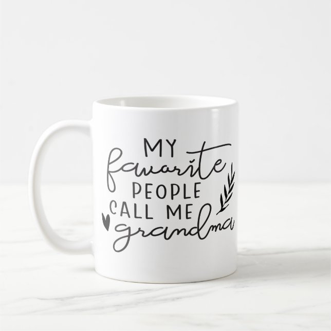 Mes gens préférés m'appellent Grandma Mug (Gauche)