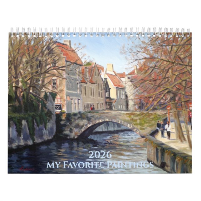 Mes peintures préférées – Calendrier 2026 (Protection)