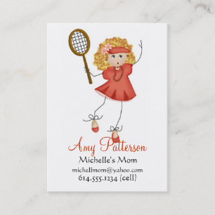 Mes peu de cartes de maman de joueur de tennis