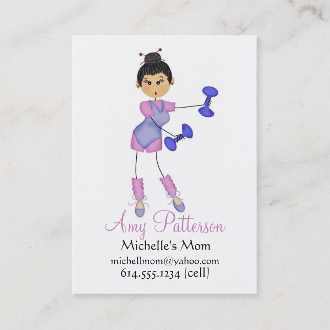 Mes peu de cartes de maman d'instructeur de santé (Devant)