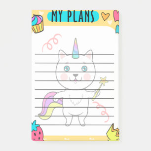 Mes plans Post-It Notes : Planifiez votre journée
