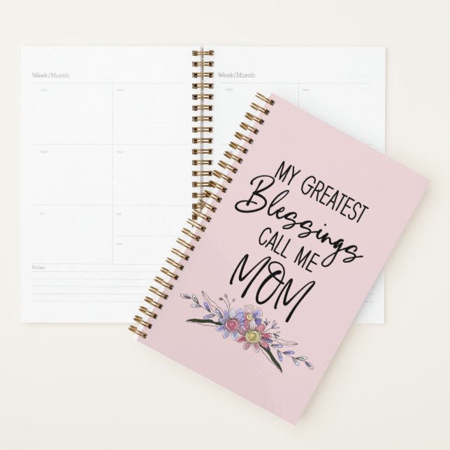 Mes Plus Grandes Bénédictions Appelez-Moi Maman (Devant avec enveloppe)