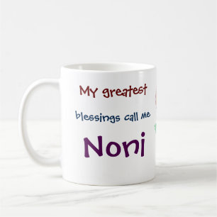 Mes Plus Grandes Bénédictions M'Appelent Mug Café 