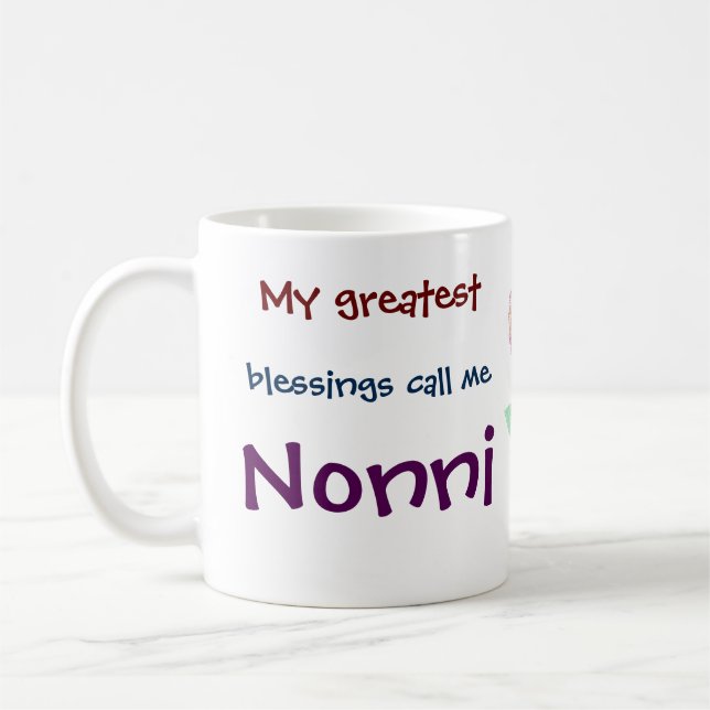 Mes Plus Grandes Bénédictions M'Appelent Mug De Ca (Gauche)