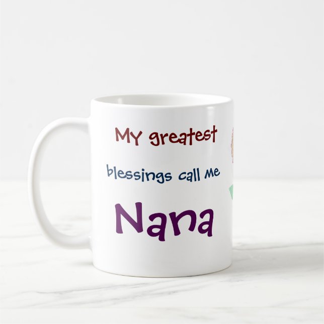 Mes Plus Grandes Bénédictions M'Appelent Mug De Ca (Gauche)