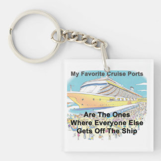 Mes Ports de Croisière Favoris - PORTE-CLÉS 