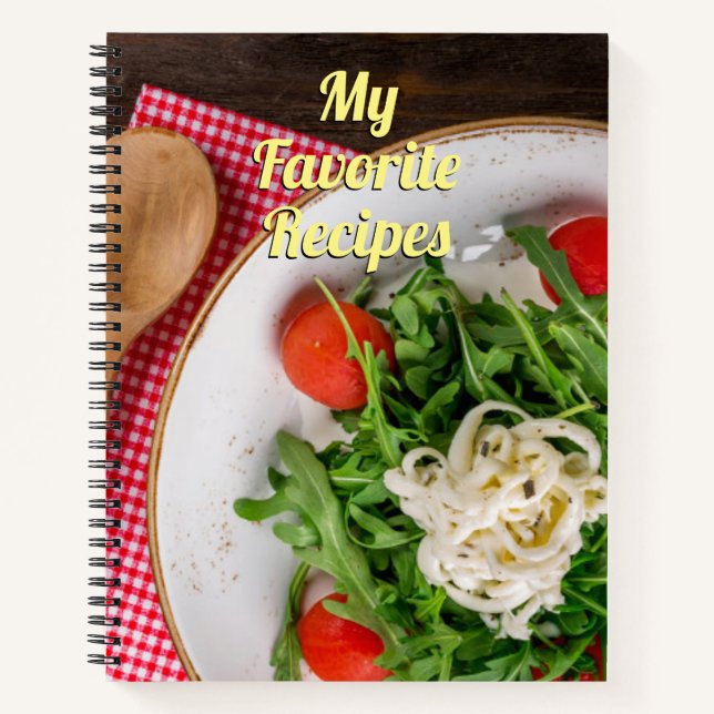 Mes recettes favorites Carnet de salade de tomates (Devant)