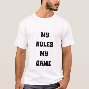 MES RÈGLES, MON JEU Intéressant T-shirt Sigma