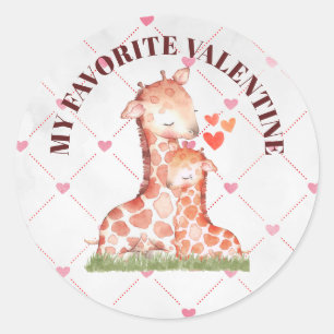 Mes Stickers Rond Classique Valentine favoris