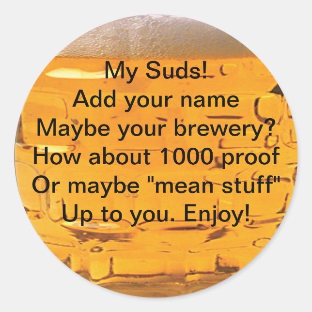Mes suds étiquettes de bière (Devant)