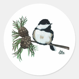 Mésange Timide, Autocollant