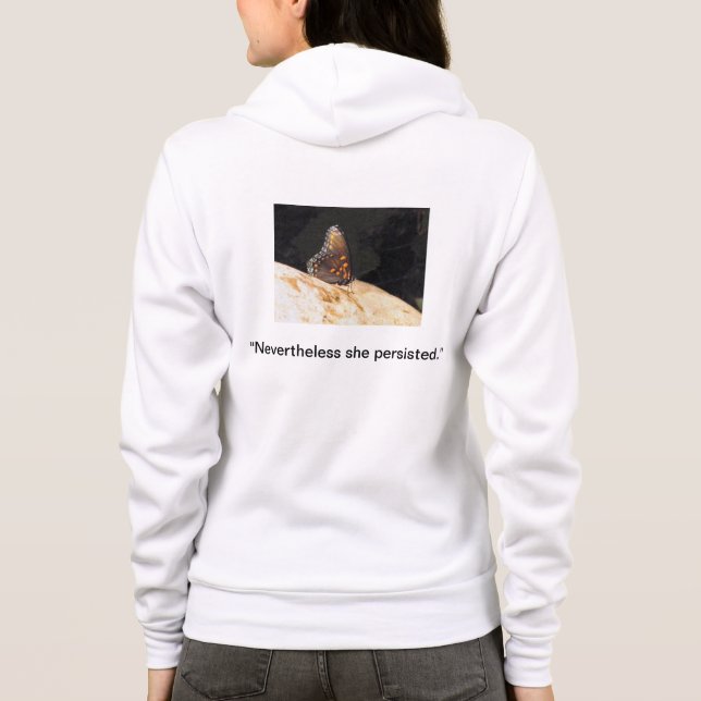 Mesdames Elle A Néanmoins Persisté Sweat - shirt à (Dos)