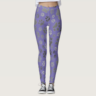 Mesdames Leggings Empreintes de pattes