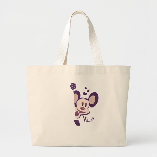 Mesdames Sac fourre-tout avec panda heureux (Devant)