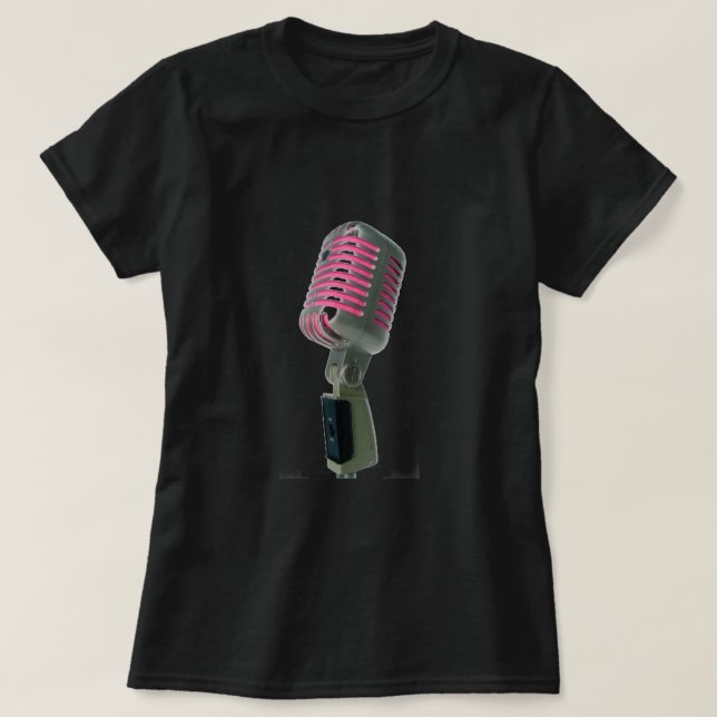 Mesdames - T-shirt Mic rose (Design devant)