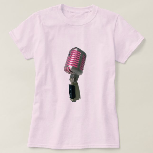 Mesdames - T-shirt Mic rose (Design devant)