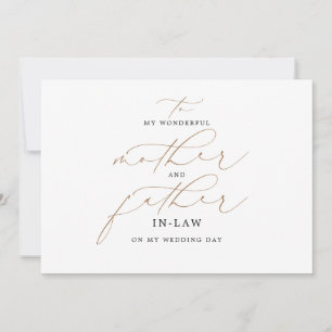 Message à ma mère et mon père Mariage de belle-fam